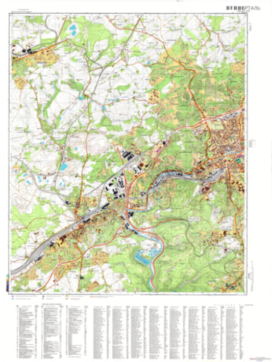 Wuppertal 1 (Germany) - Soviet Military City Plans
