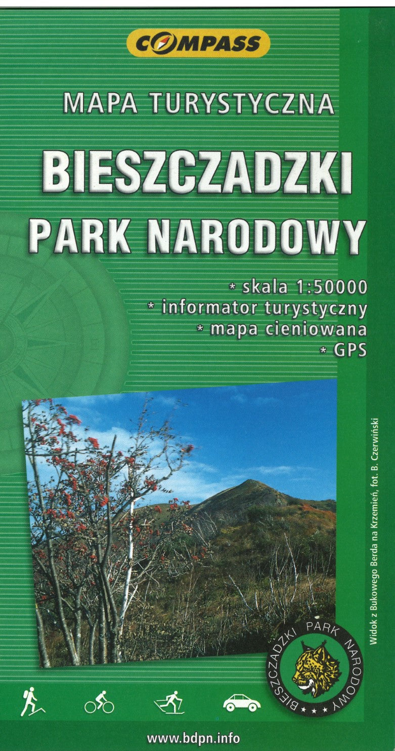 Bieszczadzki Park Narodowy : Mapa Turystyczna skala 1:500,000