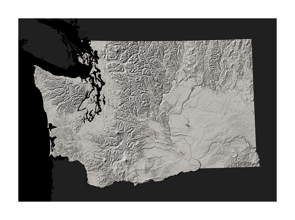 Washington Archival Print – Longitude Maps