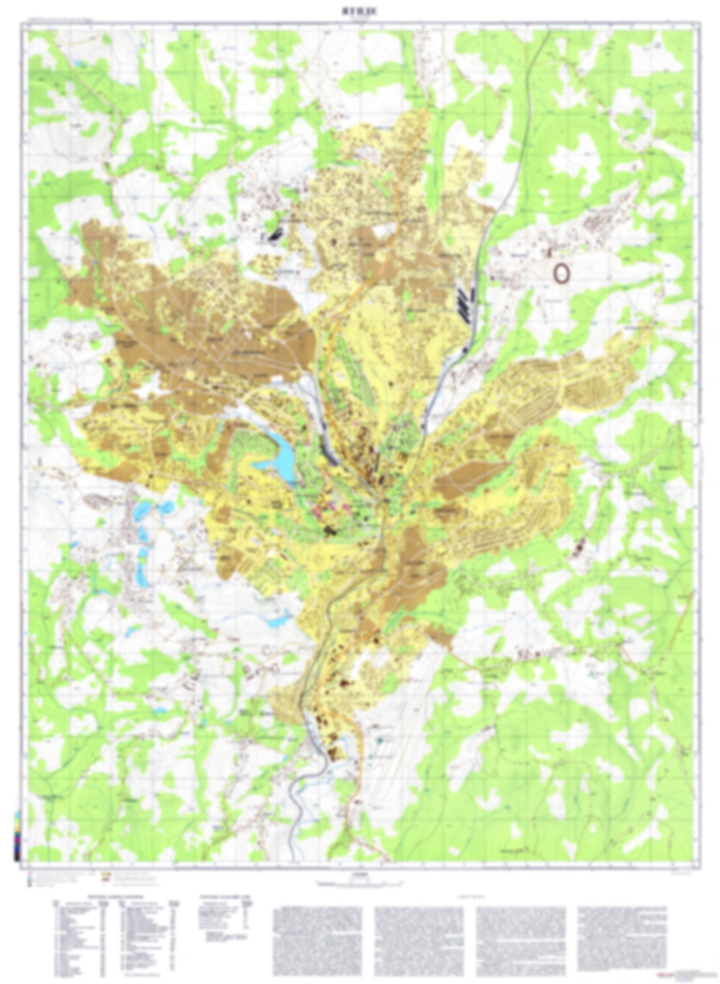 Yaounde (Cameroon) - Soviet Military City Plans