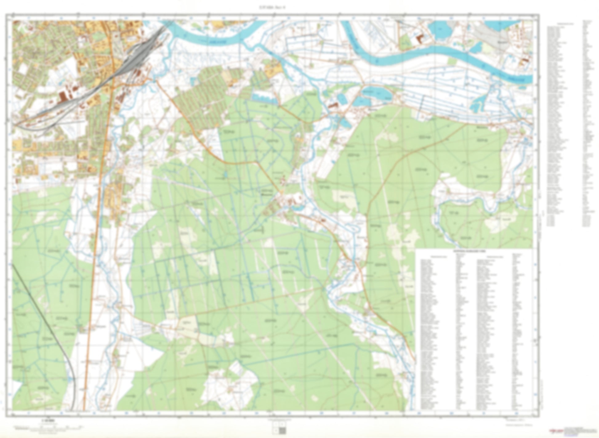 Jelgava 4 (Latvia) - Soviet Military City Plans