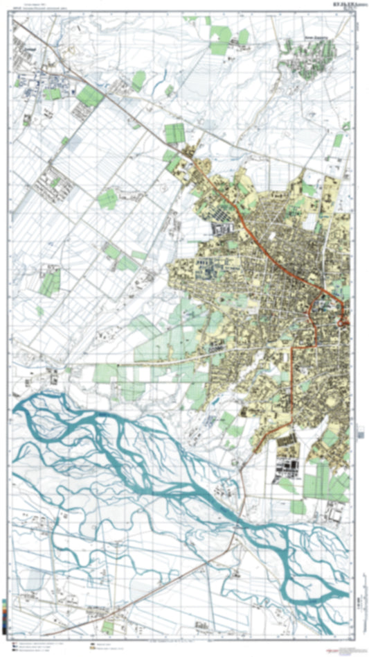 Kuldzha / Yining 1 (China) - Soviet Military City Plans