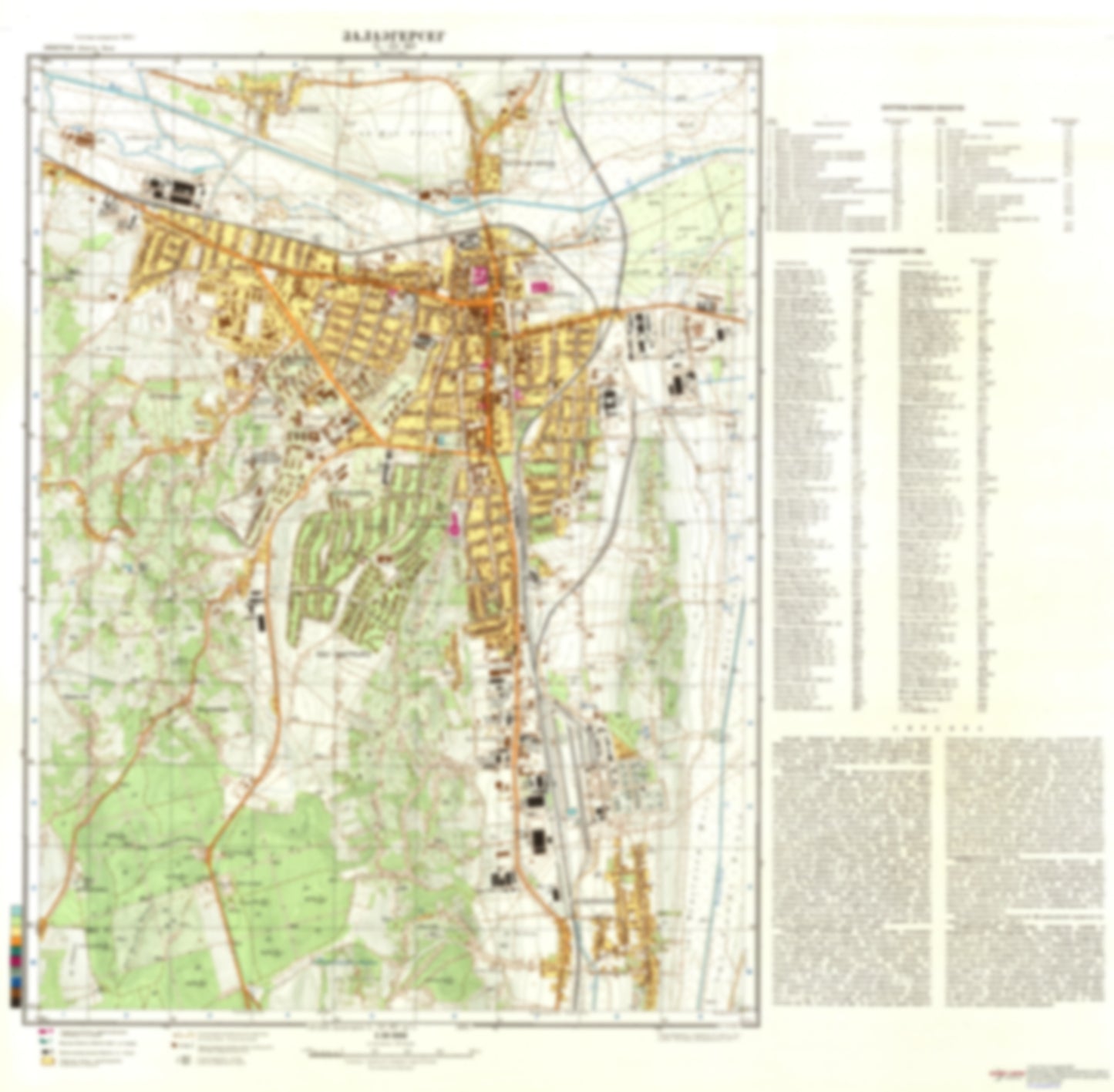 Zalaegerszeg (Hungary) - Soviet Military City Plans