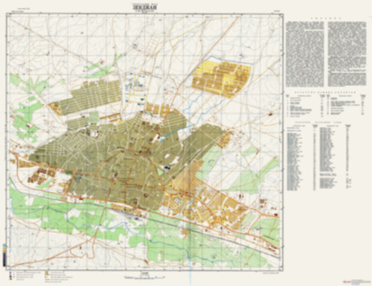 Zanjan (Iran) - Soviet Military City Plans