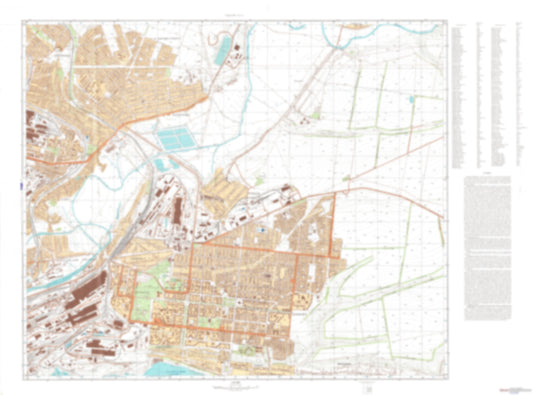 Zhdanov 4 (Ukraine) - Soviet Military City Plans