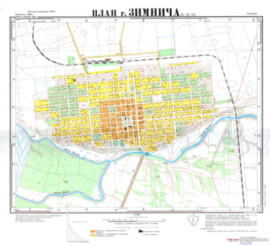 Zimnicea (Romania) - Soviet Military City Plans