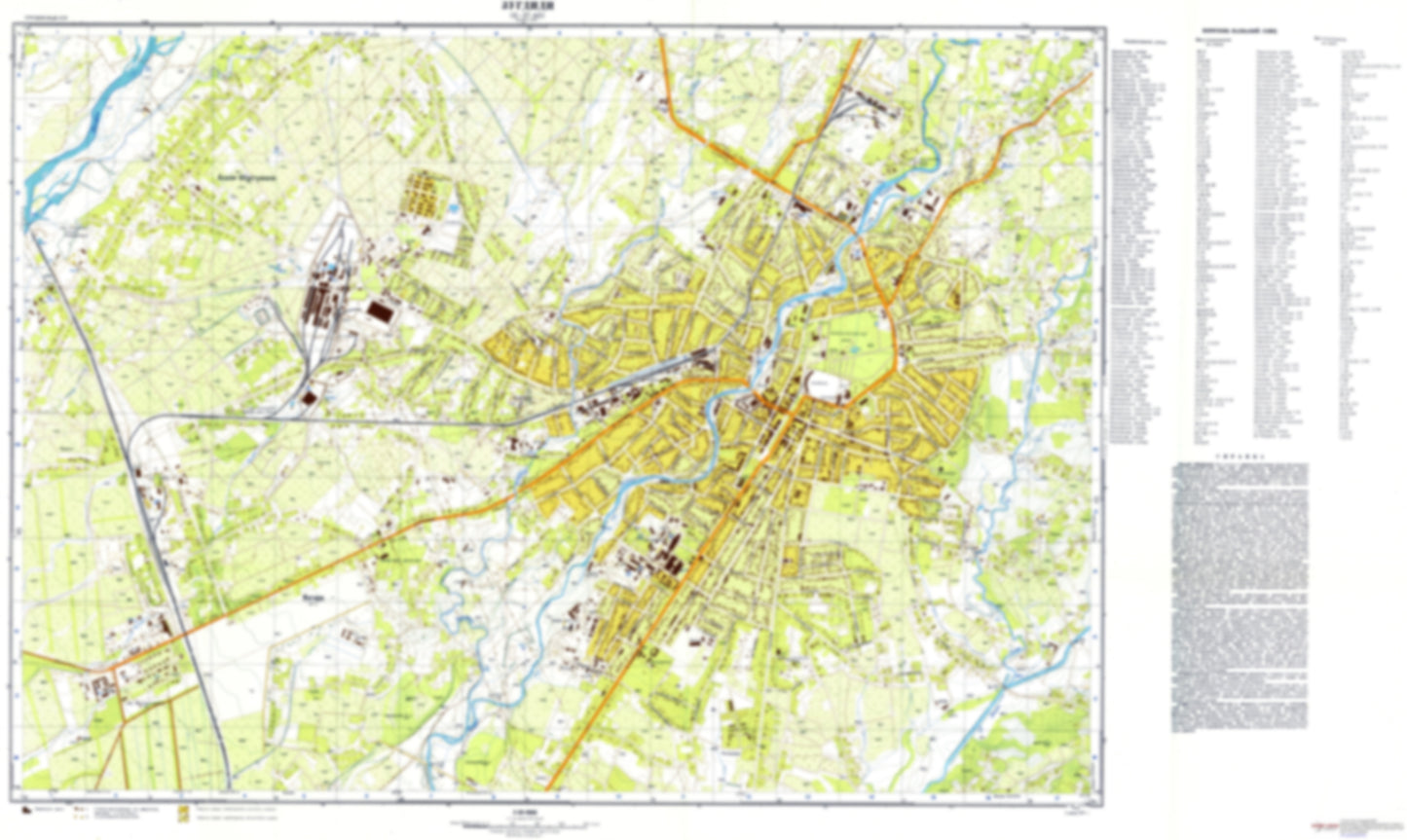 Zugdidi  (Georgia)  - Soviet Military City Plans