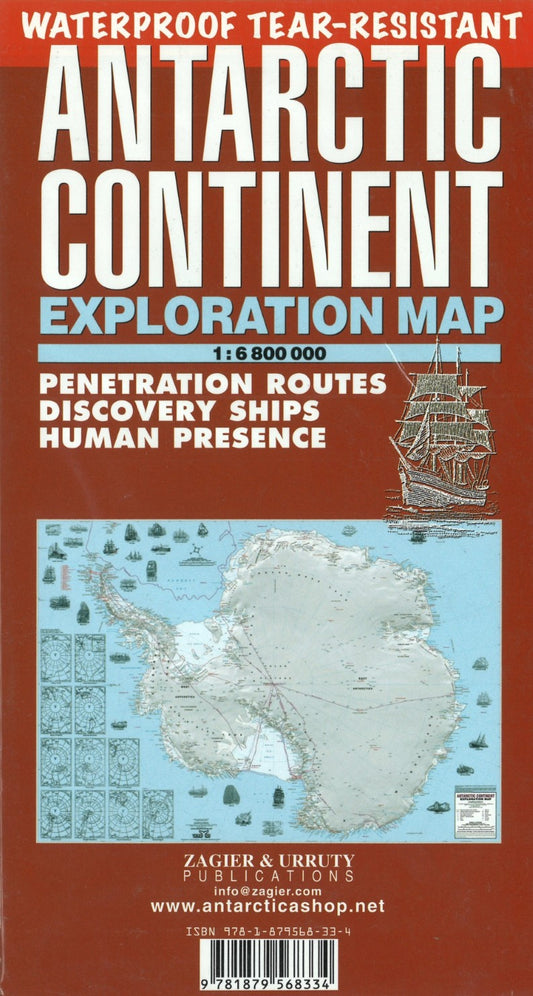 ANTARCTIC CONTINENT MAP