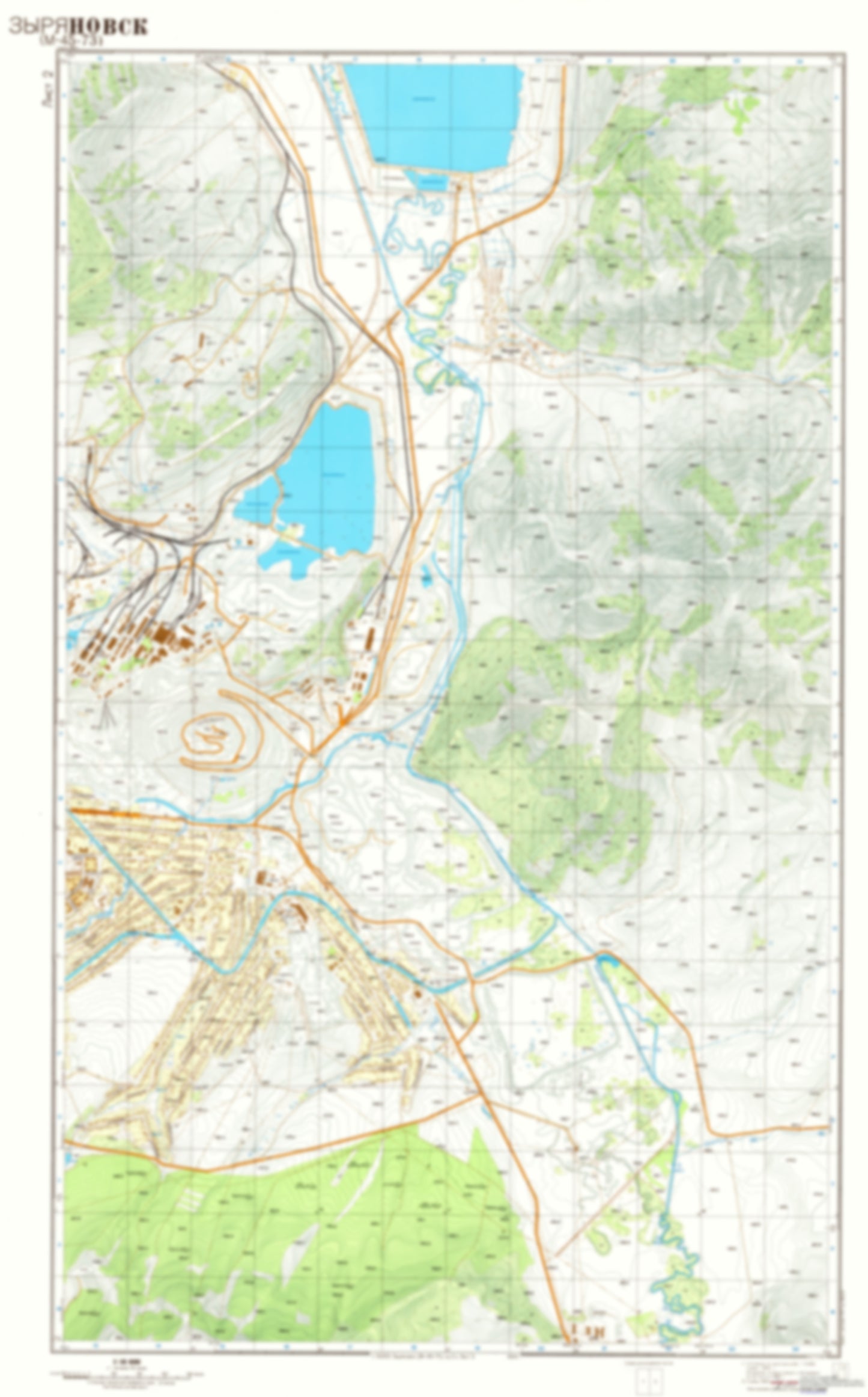 Zyryanovsk 2 (Kazakhstan) - Soviet Military City Plans