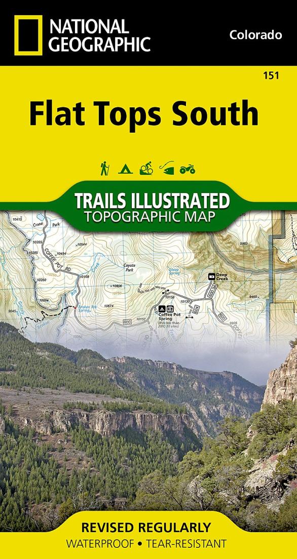 Flat Tops South Trails Illustrated Map