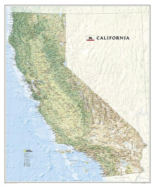 California Classic Wall Map [Laminated]