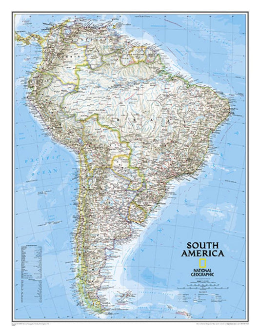 South America [classic, laminated]