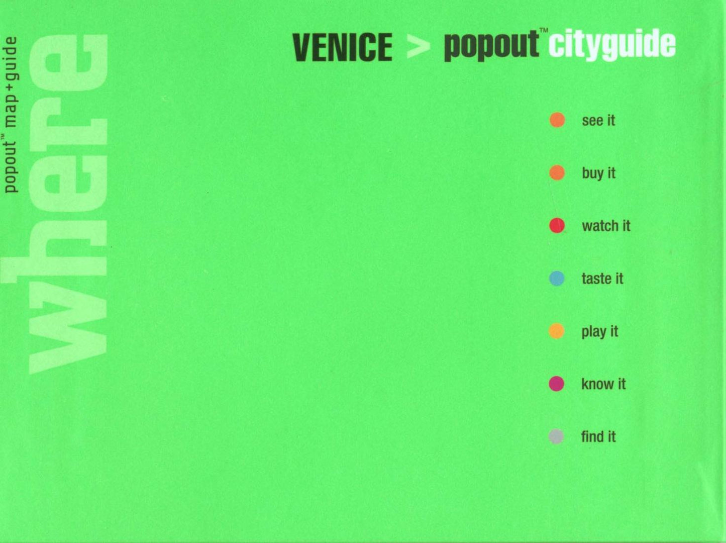 Venice : popout cityguide