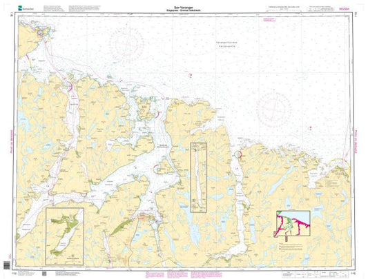 Sør-Varanger, Bugøynes - Grense Jakobselv - 116 - Norway Kartverket Nautical Charts