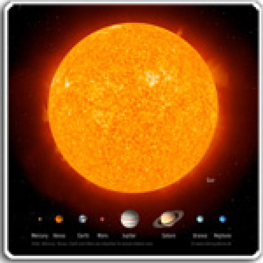 The Sun & Planets 3D Mousepad