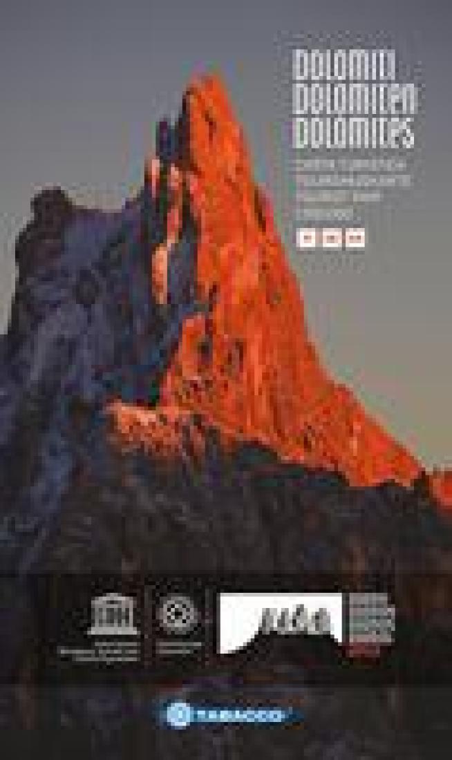 Dolomites UNESCO Tourist Map