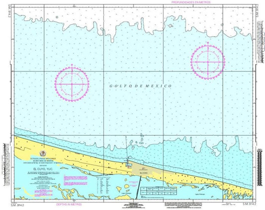 EL CUYO, YUC. - 914.2 - Mexico Nautical Charts by SEMAR