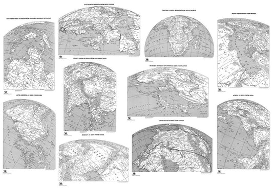 Global Perspective Maps, 11" x 16", set of 10