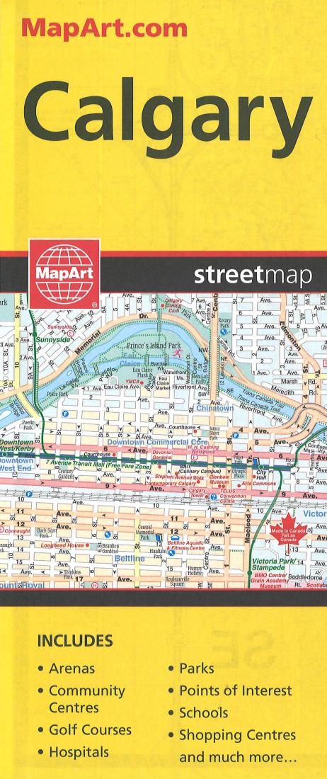 Calgary Map – Longitude Maps