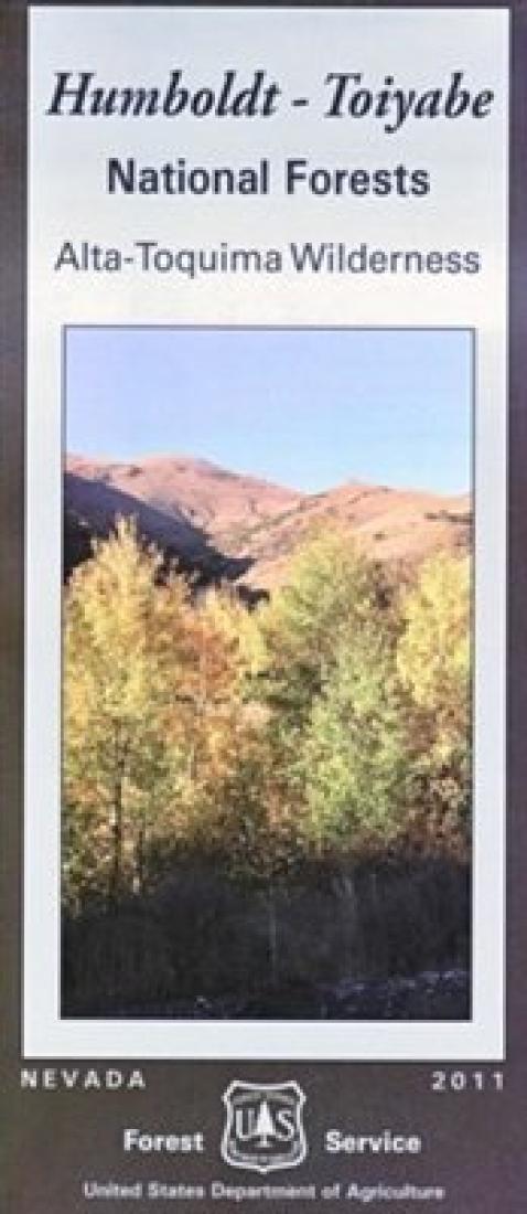 Humboldt-Toiyabe National Forest - Alta-Toquima Wilderness Map