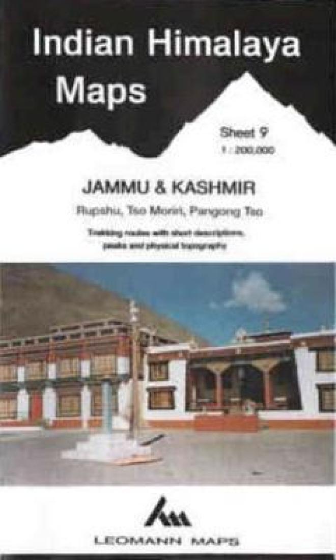 Indian Himalaya, Jammu & Kashmir sheet 9 - Rupshu, Tso Moriri, Pangong Tso