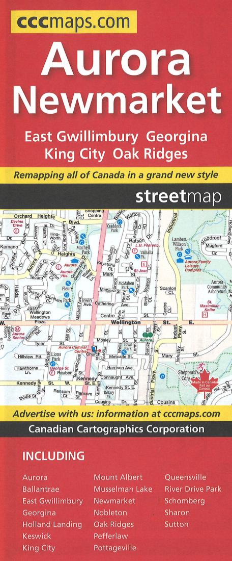 Aurora Newmarket Map