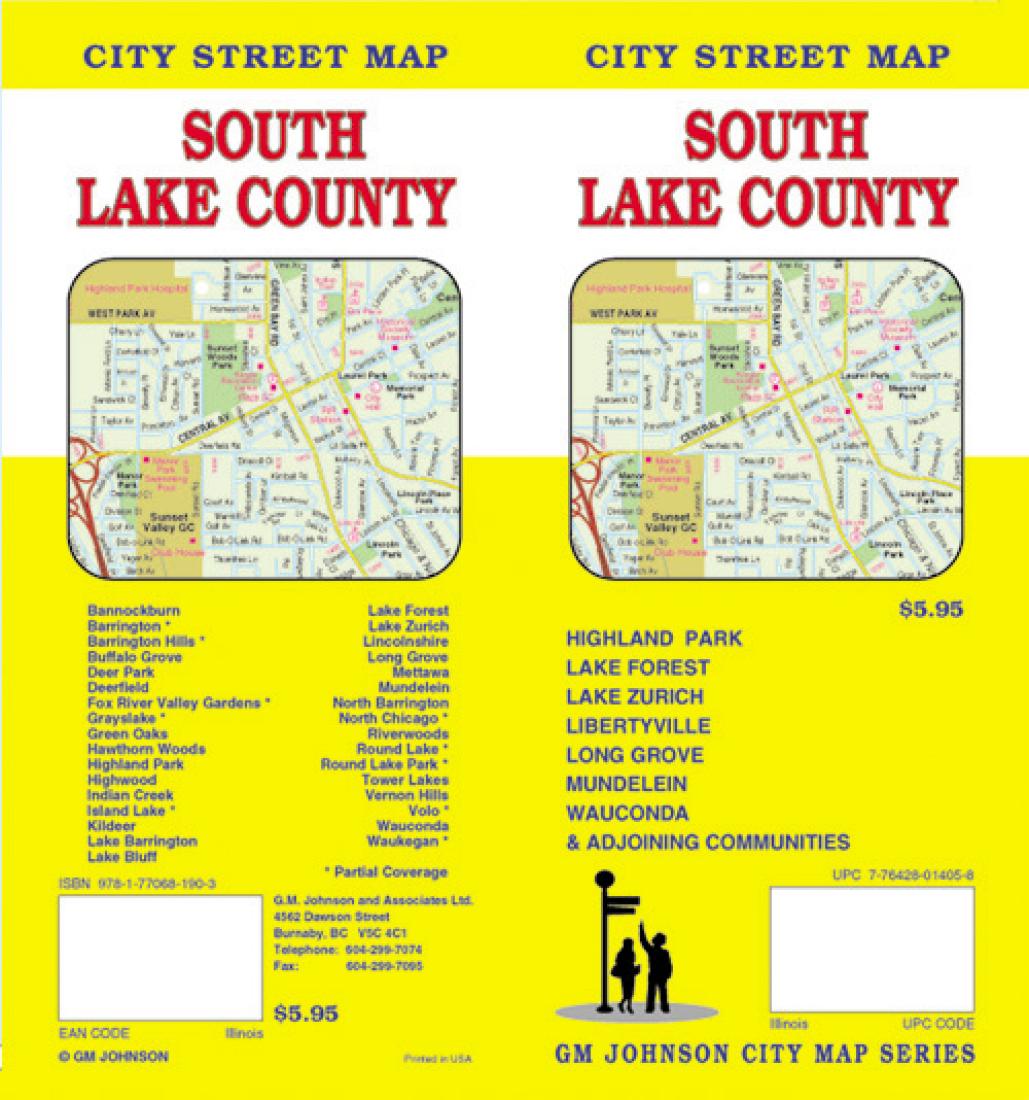 South Lake County : city street map