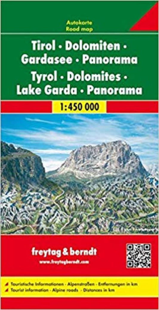 Tirol : Dolomiten : Gardasee : panorama = Tyrol : Dolomites : Lake Garda : panorama