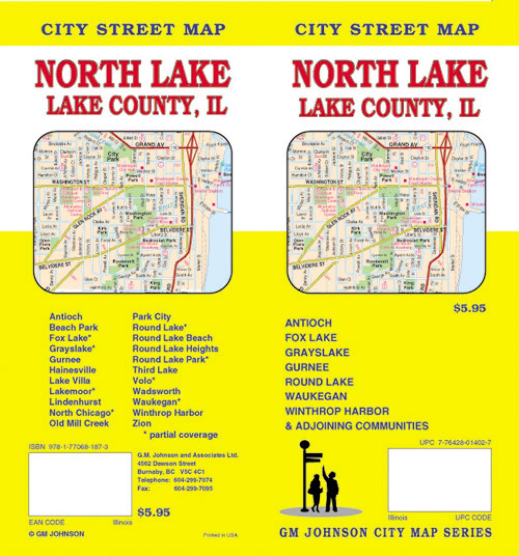 North Lake : Lake County, IL : city street map