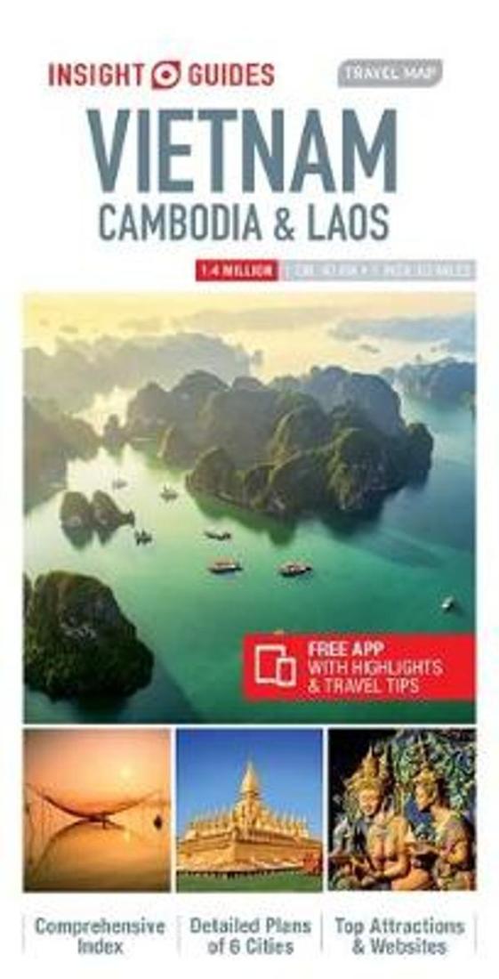 Vietnam, Cambodia & Laos : Insight Guides Travel Map : 1:1.4 Million