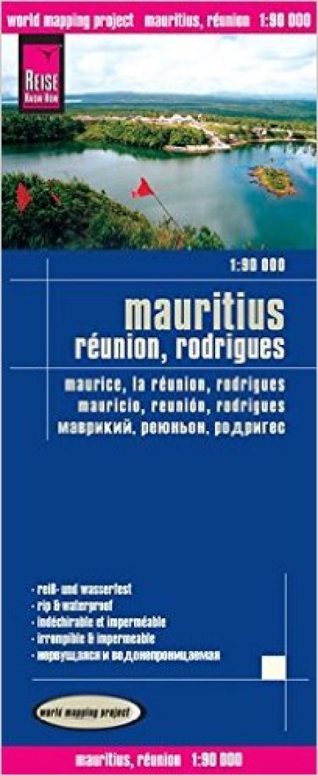 Mauritius, Réunion, Rodrigues = Maurice, la Réunion, Rodrigues = Mauricio, Reunión, Rodrigues