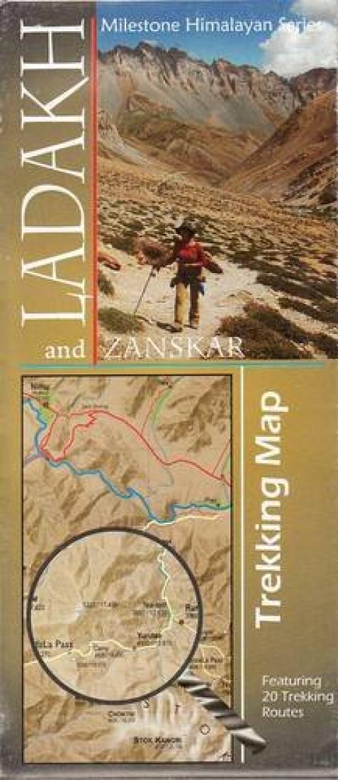 Ladakh and Zanskar : Trekking Map