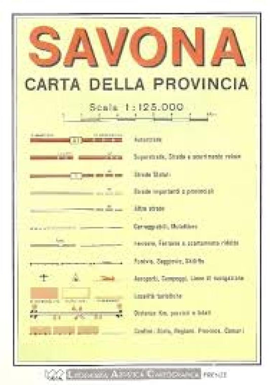 Savona : carta della provincia