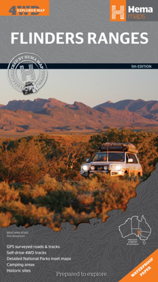 Flinders Ranges : 4wd explorer map