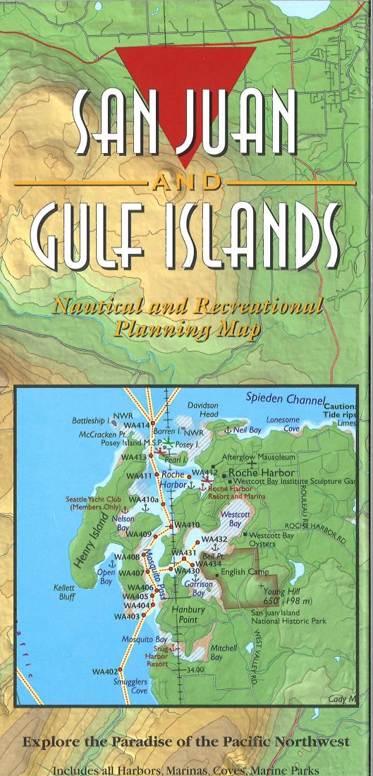 San Juan and Gulf Islands : nautical and recreational planning map