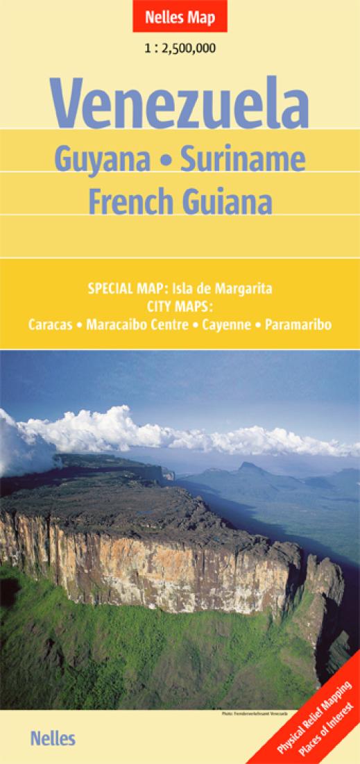 Venezuela : Guyana : Suriname : French Guiana