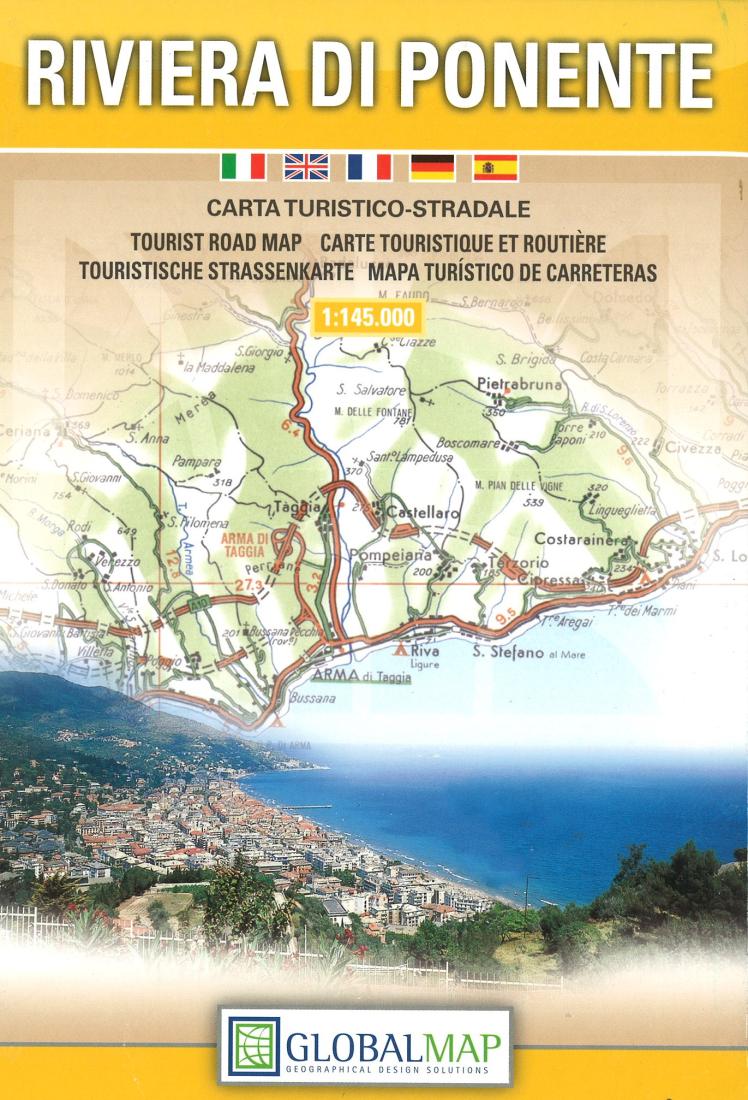 Riviera di Ponente : carta turistico-stradale