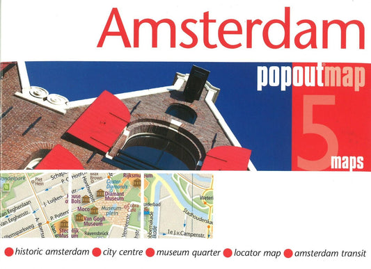 Amsterdam : popoutmap : 5 maps