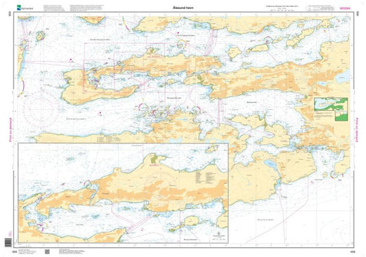 Ålesund havn - 456 - Norway Kartverket Nautical Charts