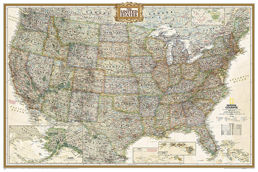 United States Executive Wall Map - Tubed (36" x 24")