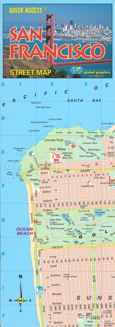 San Francisco street map : quick access