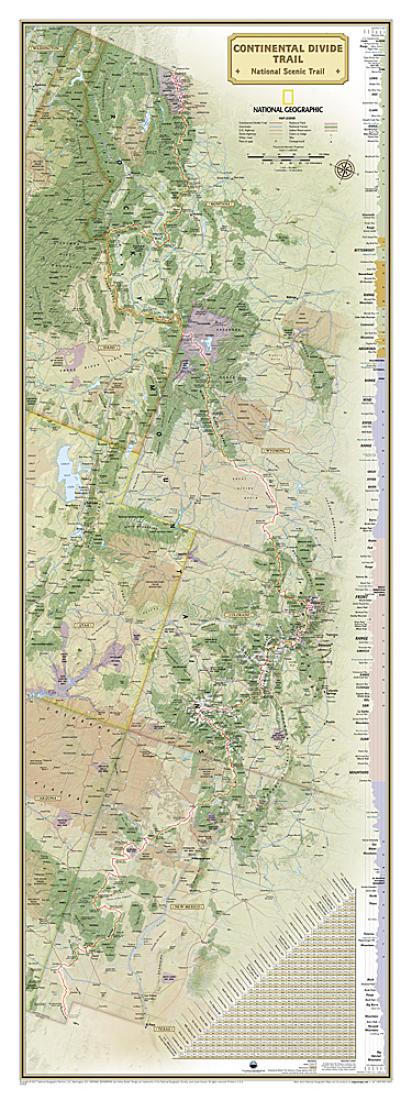 Continental Divide Trail [laminated]