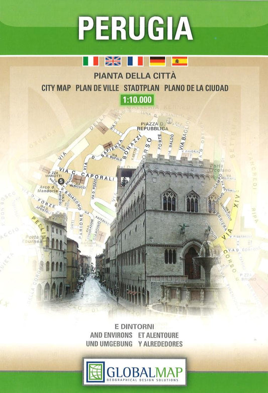 Perugia : pianta della citta