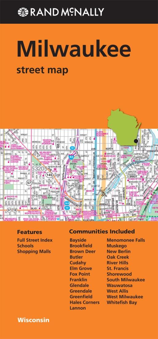 Milwaukee, Wisconsin City Map