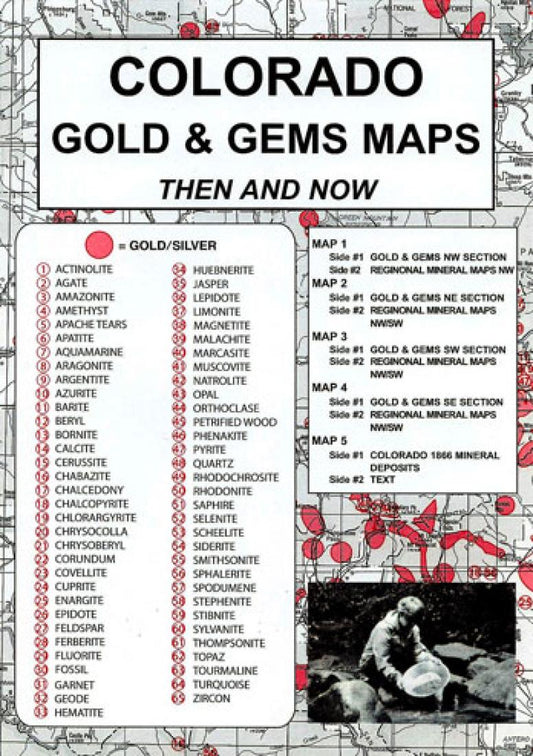 Colorado : gold & gems maps : then and now