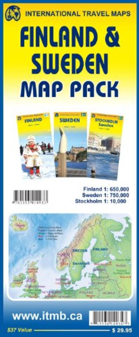 Finland & Sweden Map Pack