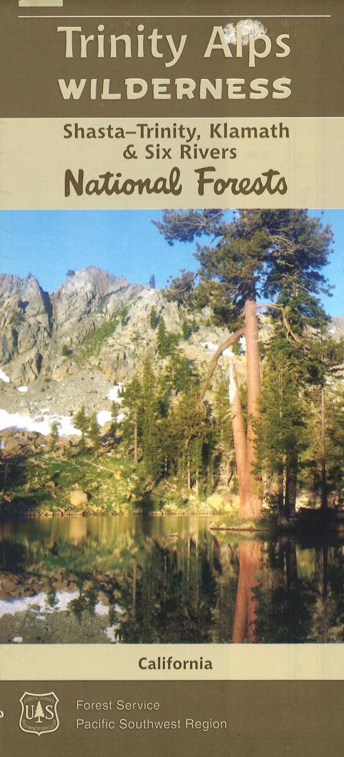 Trinity Alps Wilderness Area Map