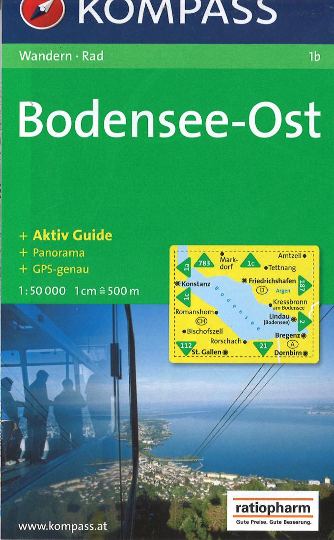 Bodensee - Ost Hiking Map & Guide