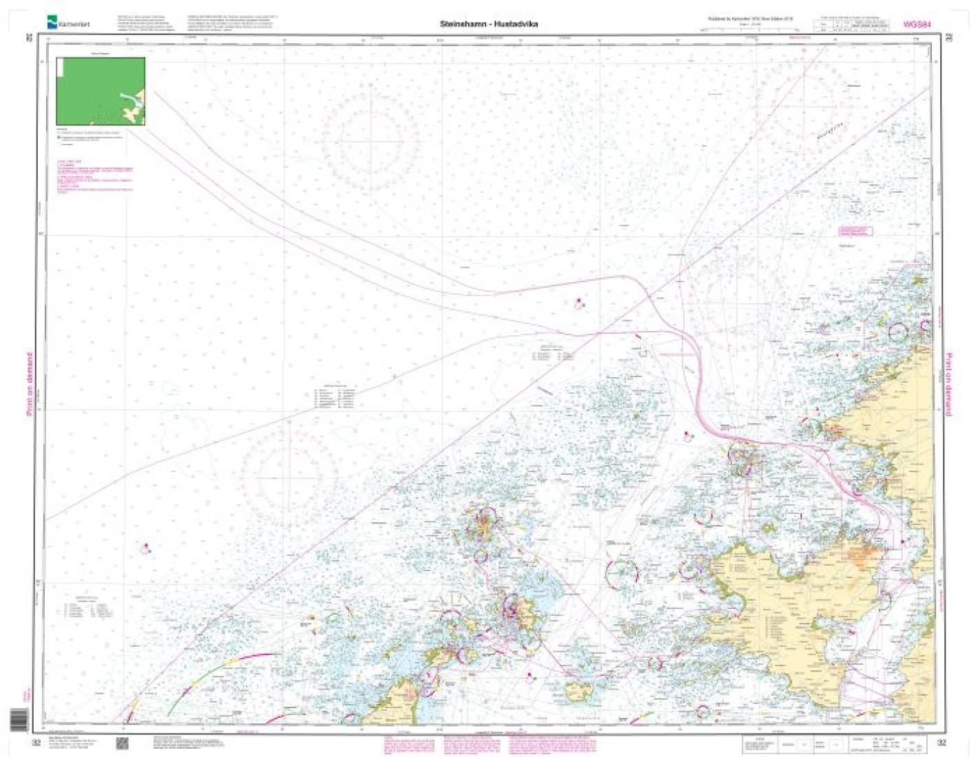 Steinshamn - Hustadvika - 32 - Norway Kartverket Nautical Charts