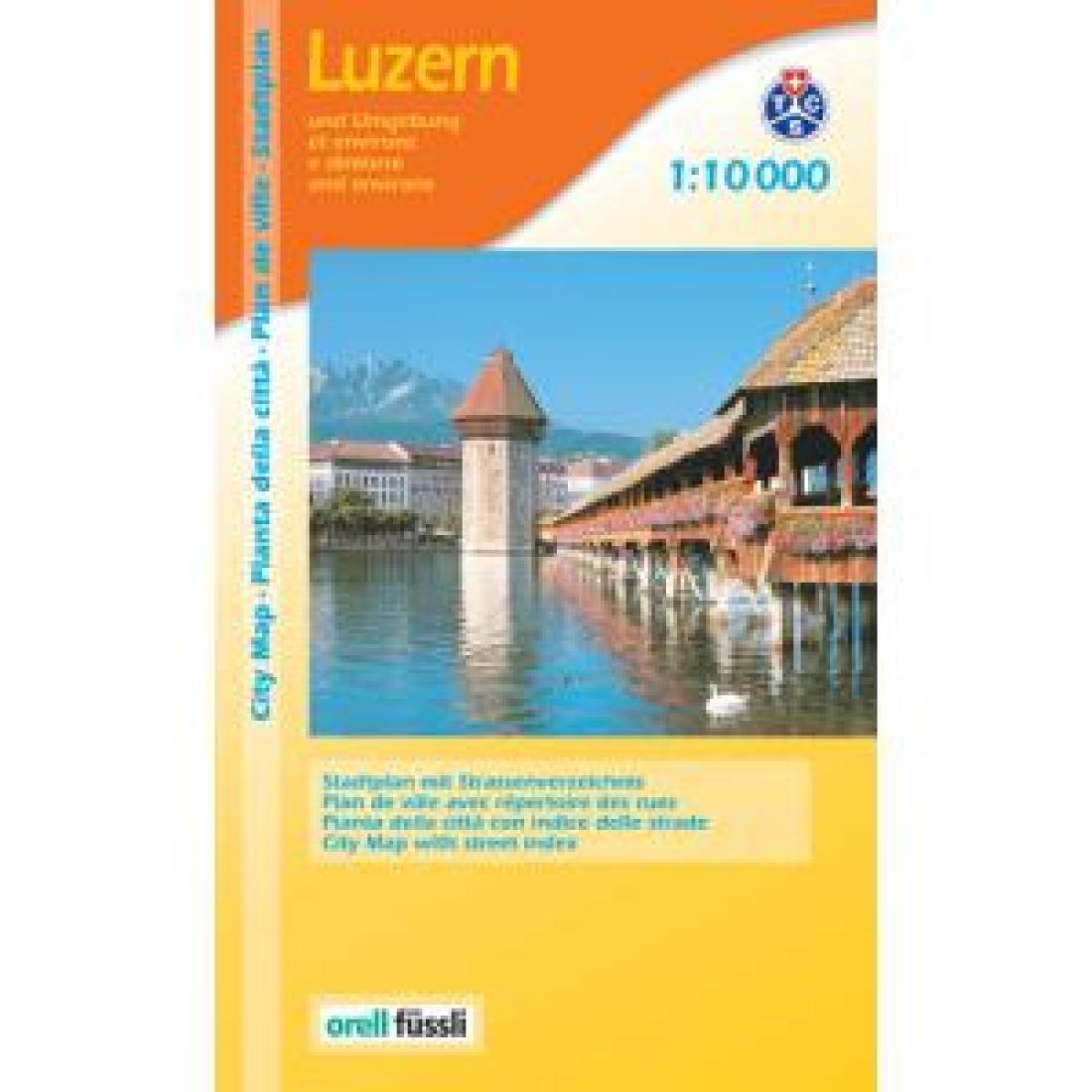 Luzern : stadtplan mit strassenverzeichnis = Lucerne : city map with street index